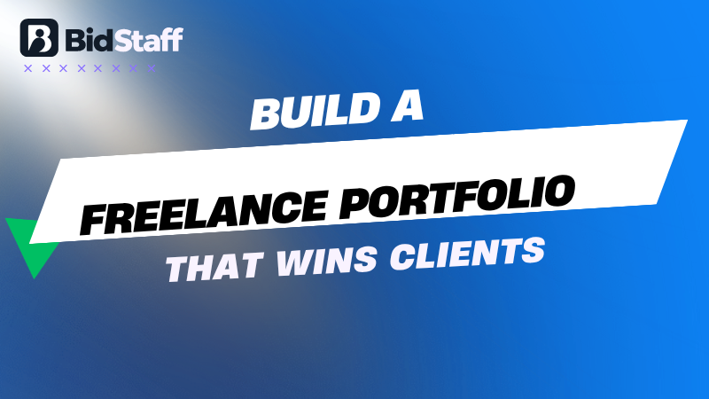 freelance portfolio - BidStaff guide