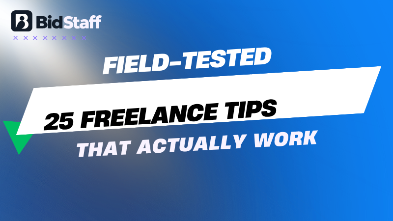 freelance tips - BidStaff guide