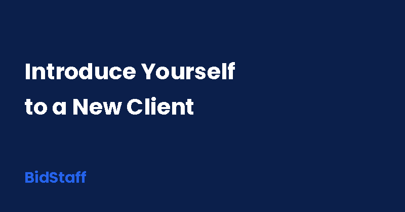 how to introduce myself in an email - BidStaff guide